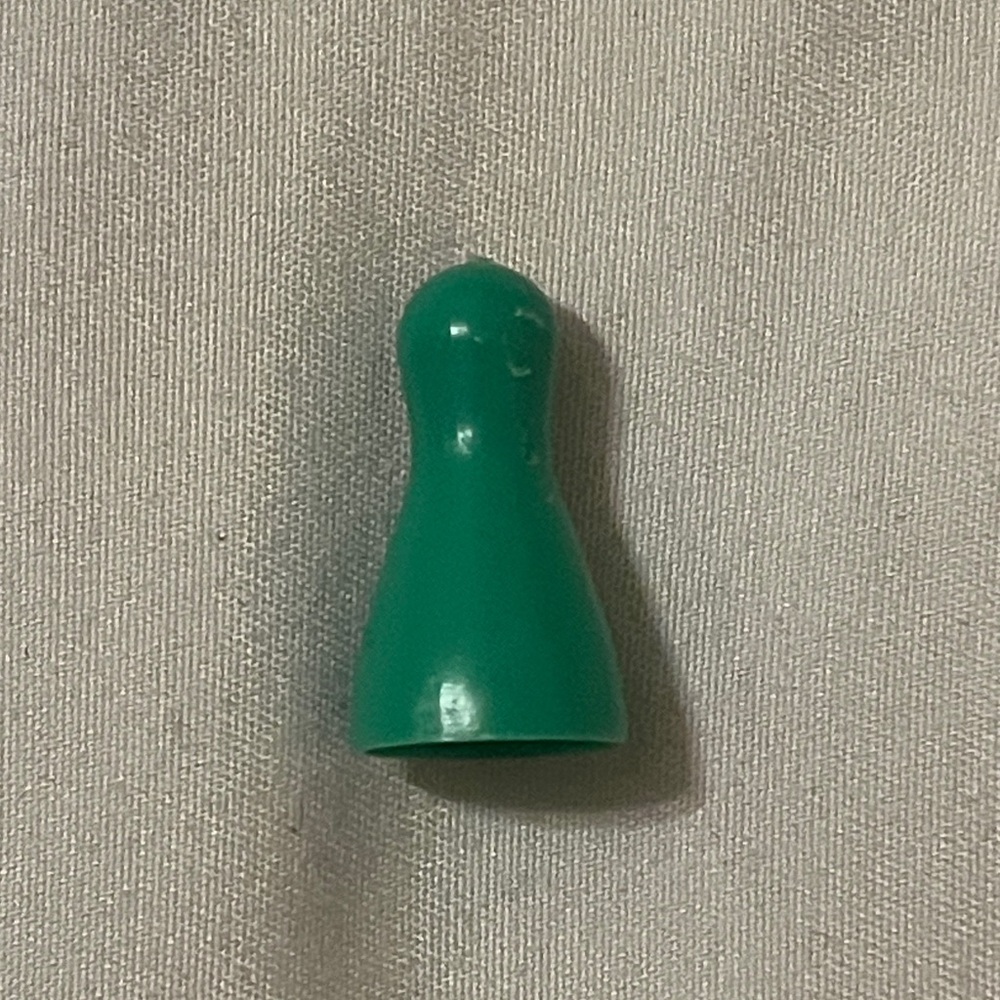 Green Pawn - Pretty Pretty Princess 2018 Replacement Mover Game Piece